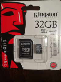 32GB microSD Kingston class 10 NEE