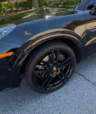 Set of 4 22” Porsche rims and tires. 265 / 35R 22” - 102W. Goodyear Eagle summer tires. Tires are al...