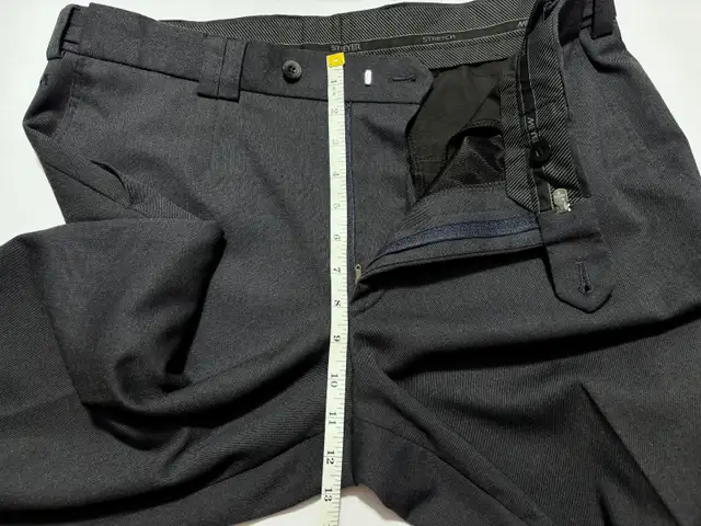 MEYER Dress Pants Wool Blend Stretch Expandible Waist Mens 34x32 in Men's in Calgary - Image 11