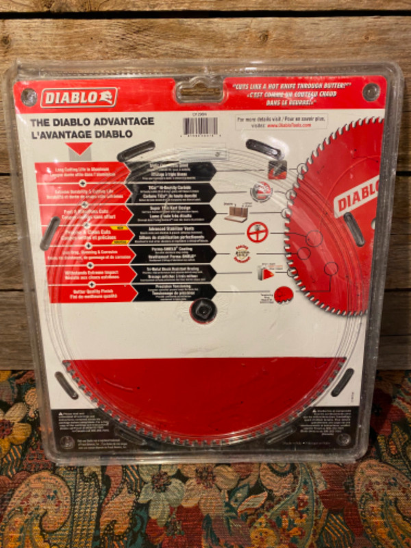 NEW Diablo 12” 96 Tooth Mitre Saw Blade for Aluminum/Plastics in Power Tools in Charlottetown - Image 2
