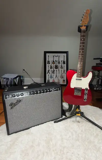 I’m selling the guitar the amp and the chair the case the stand and the guitar strap all come with i...