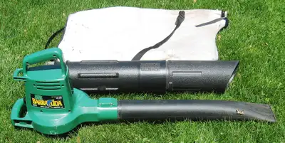 Souffleuse/déchiqueteuse/aspirateur électrique 3-en-1, View more