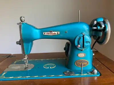 Vintage Vornado Sewing Machine and Cabinet, View more