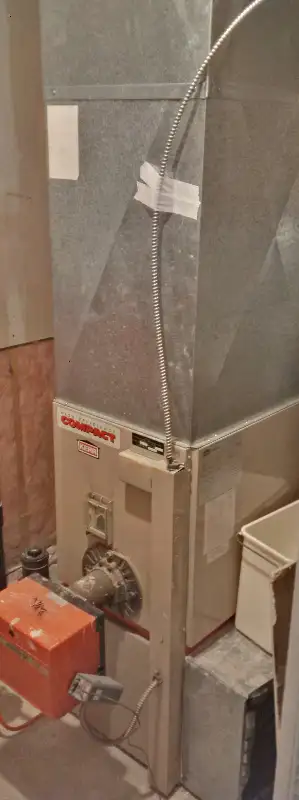 I am selling as we have upgraded to electric heat. Furnace and accessories being sold are from a cot...