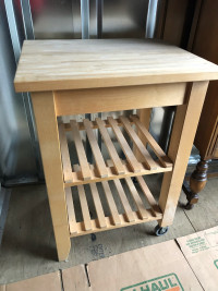 kitchen cart/mini table $50 24"x20"x34"
