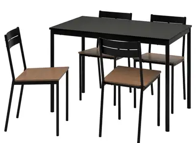 IKEA Dining Table + 4 Chairs Set – Like New – $140, View more