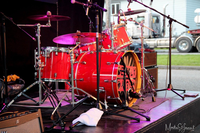 Drum Taye Batterie 7 pièces rouge  dans Percussions  à Sherbrooke - Image 4