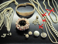 Beautiful Vintage & New Pearl & Assorted Jewellery
