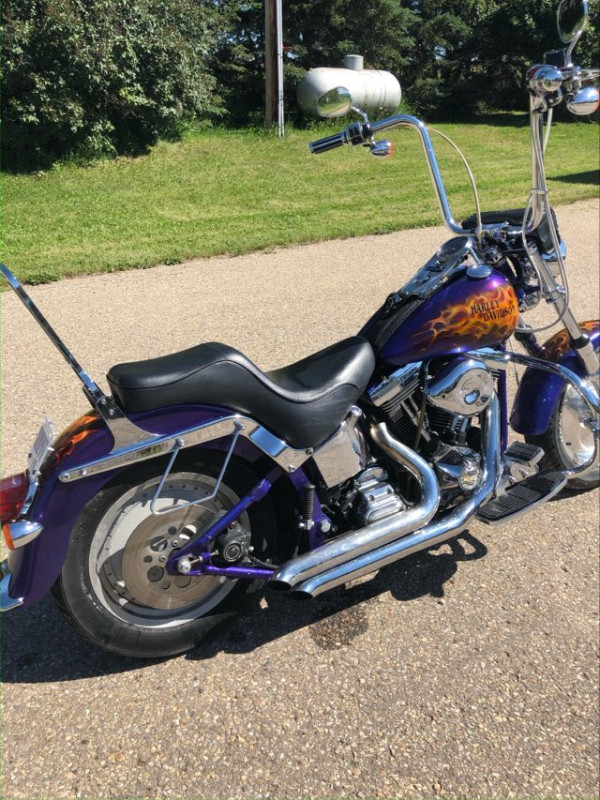 NEW PRICE!!!  2006  Fatboy Custom build in Street, Cruisers & Choppers in Red Deer - Image 2