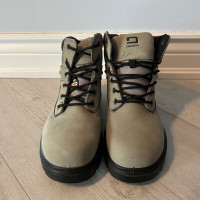 Women’s Ellie Safety Work Boots Steel Toe (Light Grey)