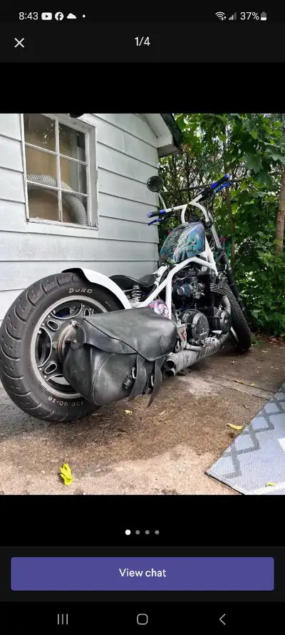 Was a honda rebuilt engine love it but no room the oil spot is on floor before lol must go fast firs...