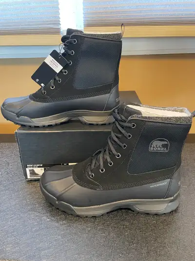 New Men's Size 10 SOREL Buxton Lite Waterproof Winter Boot, View more