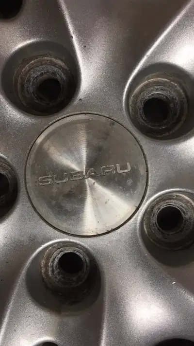 Set of 4 rims 16/6.5 5 x 100 center hole 5.5 in good condition
