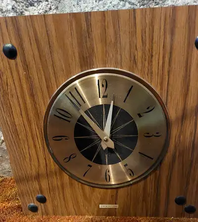 Clock Westclox vintage square wall, View more