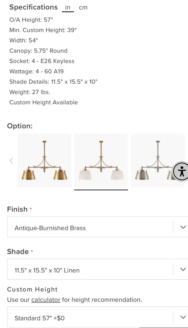 Pendant Chandelier in Indoor Lighting & Fans in Gatineau - Image 6