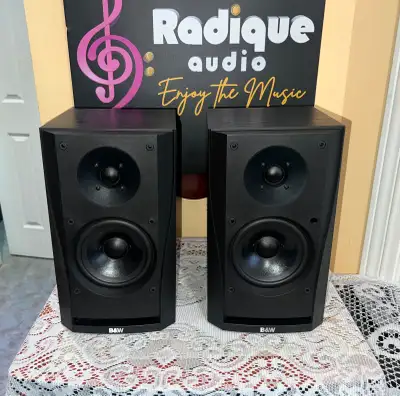 B&W DM302 Prism Bookshelf Speakers Made in England, View more
