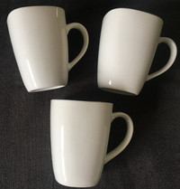 3 Corelle Hearthstone mugs, square-ish opening