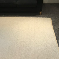4’x6’ Natural WOOL IKEA area rug 