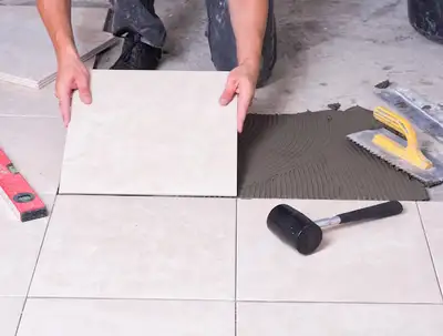 Tile installation $7/sq. ft., View more