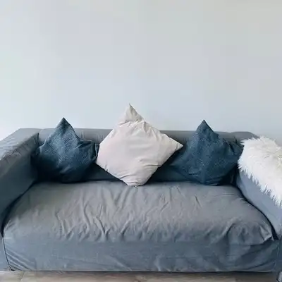 Modern Grey - 2 Seater Sofa - Excellent Condition, View more