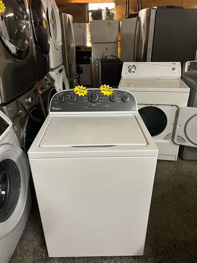 *washer - whirlpool- %100 working 30 Days Warranty in Washers & Dryers in Kitchener / Waterloo - Image 7