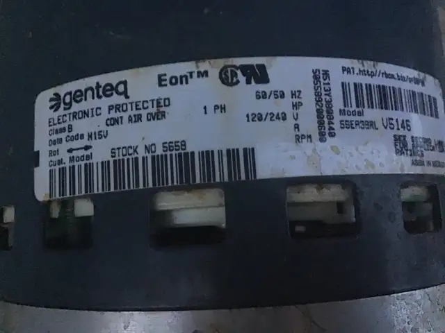 ECM Electronic Protected Motor 1HP in General Electronics in Oakville / Halton Region - Image 4