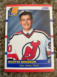 Martin Brodeur hockey card