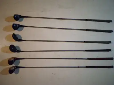 Vintage golf clubs, View more
