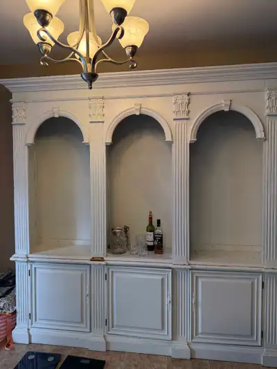 Large display case / Hutch two piece very heavy, View more