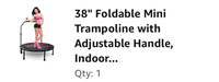 38” indoor trampoline