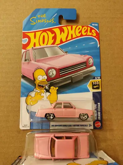 New Hot Wheels mainline The Simpsons Family Car 1:64 diecast HW, View more