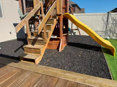 Rubber Mulch -Black Colour (landscaping ) OBO, View more