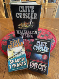 Bestselling Clive Cussler Mystery Novels 