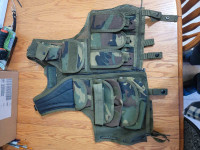 Tactical Vest with Leg Holster 