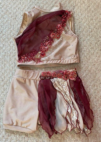 Two pieces of dance costume