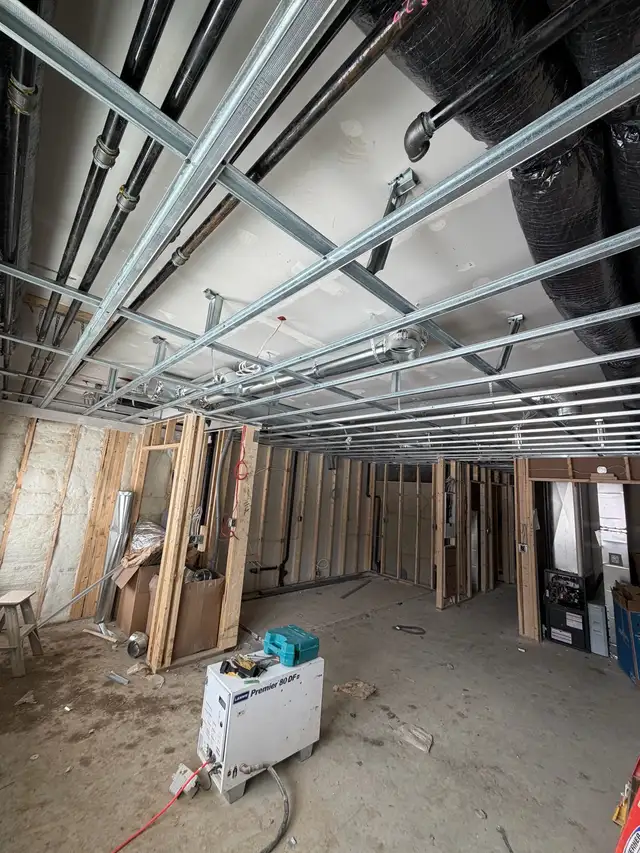 Metal framing/T-bar ceilings/ Drywall/Renovation work