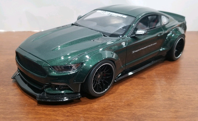 1/18 GT Spirit Mustang GT500 LB Works Wide body Green in Arts & Collectibles in Markham / York Region - Image 3