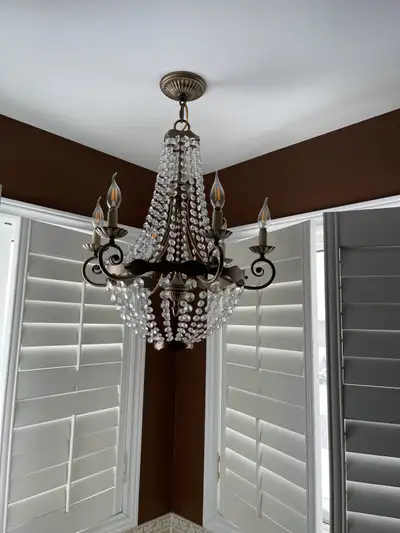 chandelier with crystal., View more