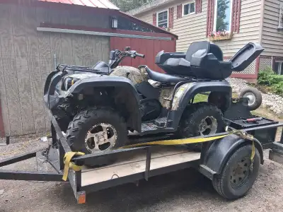Extra clean.1300kms..all.fluids done.with plow&small utilty trailer!