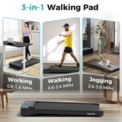 Walking Pad with LED Display APP & Remote Control Walking Joggin, View more