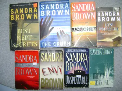 SOME EXCITTING READS BY SANDRA BROWN FOR PICK UP IN ORILLIA, View more