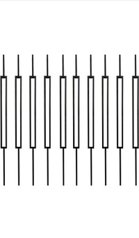 Staircase Iron Balusters (Box of 10)