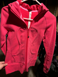 Lululemon Pink Zip up Jacket Size 2  