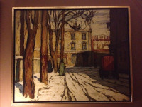 "Winter Morning"  by renowned Canadian artist Lawren S. Harris.