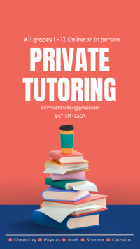 Private Tutoring Lessons