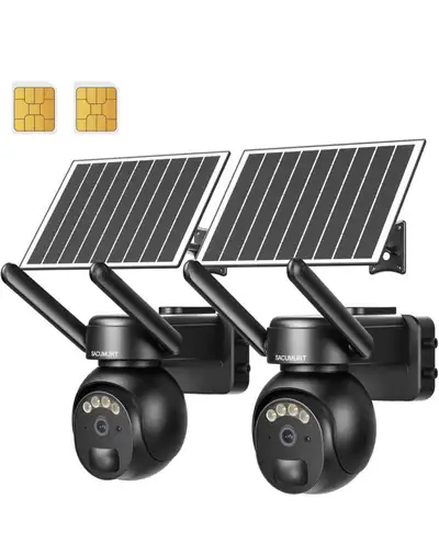 SACUMURT 4G LTE Cellular Security Cameras Wireless Outdoor, View more
