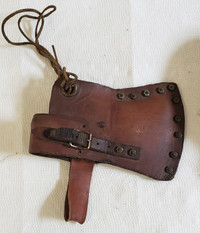Leather Axe Cover Adjustable Handmade Vintage 