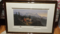 JAMES LUMBERS RCMP SERIES BEAUTIFULLY FRAMED 2 PRINTS AVAILABLE