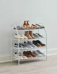 Rubbermaid shoe shelf rack 