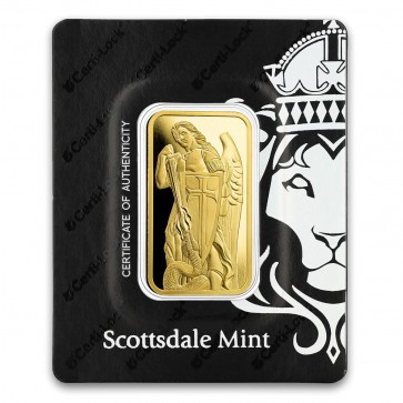Scottsdale archangel Lingot or/bullion gold bar 1 oz .9999 dans Art et objets de collection  à Ville de Montréal - Image 2